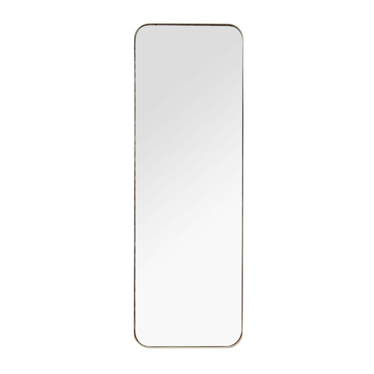 Gold Iron Contemporary Wall Mirror, 13" x 13" x 2"